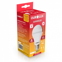 LÂMPADA LED BULBO 9W 24V 6500K 5464 OUROLUX - Meta Materiais Elétricos Ltda