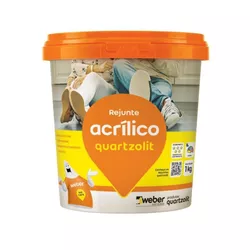 Rejunte Acrílico 1kg - QUARTZOLIT - Rede Construir Milmart
