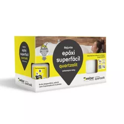 Rejunte Epoxi Branco 1KG - QUARTZOLIT - Rede Construir Milmart