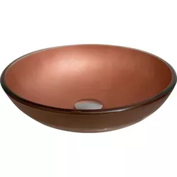 Cuba Vidro Temperado Bronze 35CM 370 - CRISMETAL - Rede Construir Milmart