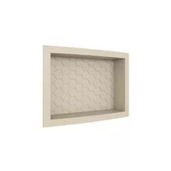 Nicho De Embutir Plástico Bege 40X30 - COZIMAX - Rede Construir Milmart
