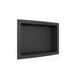 Nicho De Embutir Plástico Preto 40X30 - COZIMAX - Rede Construir Milmart