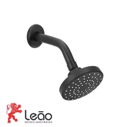 Chuveiro Articulado 3330 ABS Básico Veneza Preto -... - Rede Construir Milmart