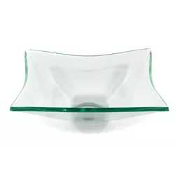 Cuba Vidro CQ34 Quadrado 34cm Incolor 2141 - Rede Construir Milmart
