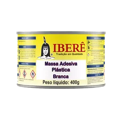 Massa Plástica Branco/Cinza 400g - Rede Construir Milmart