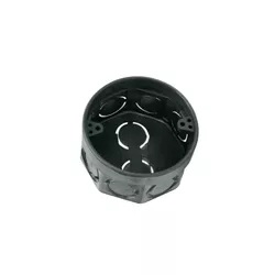 Caixa De Luz Octagonal 3X3 Preta - Rede Construir Milmart
