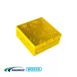 Caixa De Luz Flexível Amarela 4X4 - AMANCO - Rede Construir Milmart