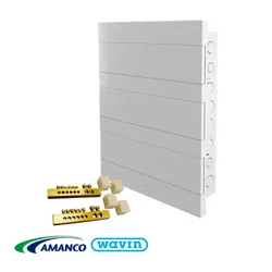 Quadro De Distribuição Liso 36 DIN Com Barramento ... - Rede Construir Milmart