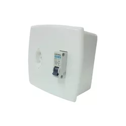Caixa Com Disjuntor 25A Embutir + Tomada 20A - ILU... - Rede Construir Milmart