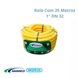 Conduíte Eletroduto Corrugado Amarelo 1'' Polegada... - Rede Construir Milmart