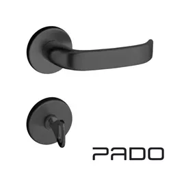 Fechadura RR1 Concept Preta 413-40CB WC / Banheiro... - Rede Construir Milmart