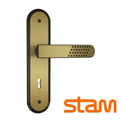 Fechadura Frisada Oxidada Interna 1801/21 - STAM - Rede Construir Milmart