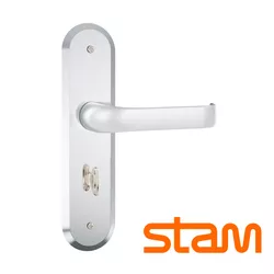 Fechadura Inox WC / Banheiro 1820/37 41895 - STAM - Rede Construir Milmart