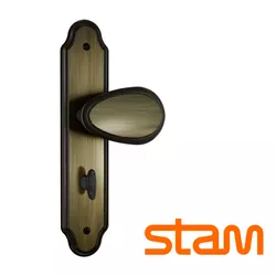 Fechadura Taco Escovada / Antique WC / Banheiro 82... - Rede Construir Milmart