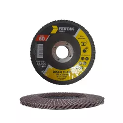Disco Flap 60 4.1/2''X115MM - FERTAK - Rede Construir Milmart