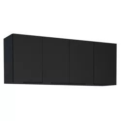 Armário Aéreo Cozinha MDF Cisne Preto 150 - COZIMA... - Rede Construir Milmart