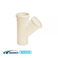 Junção Esgoto Simples 45º 100x100mm - AMANCO - Rede Construir Milmart