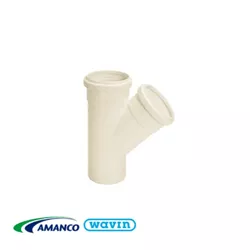 Junção Esgoto Simples 45º 50x50mm - AMANCO - Rede Construir Milmart
