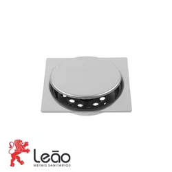 Ralo Quadrado Click Pratic 10X10 20110 6106 - LEÃO... - Rede Construir Milmart