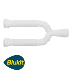Sifão Sanfonado Duplo Universal 030205 - BLUKIT - Rede Construir Milmart