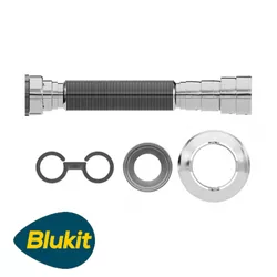Sifão Sanfonado Universal Cromado 031101 - BLUKIT - Rede Construir Milmart