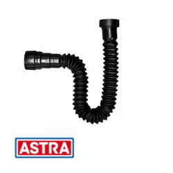 Sifão Sanfonado Universal Preto SSUM3 - ASTRA - Rede Construir Milmart