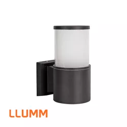 Arandela Imperial Alumínio Preto Vidro Jateado E27... - Rede Construir Milmart