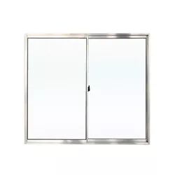 Janela Alumínio Vidro Liso 100 x 100 6564 - POTY - Rede Construir Milmart