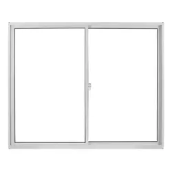 Janela Alumínio Com Vidro 100 x 120 2 Faces Branca... - Rede Construir Milmart