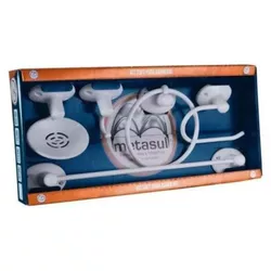 Kit Acessórios Soft Para Banheiro Com 5 peças Bran... - Rede Construir Milmart