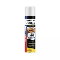 Borracha Líquida Branca Spray 400ML - CHEMICOLOR - Rede Construir Milmart