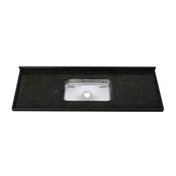 Pia Granito C/Cuba Verde/Nero 120x55 -LEGG - Rede Construir Milmart