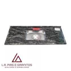 Pia Granito Preto Indiano C/ Cuba 120x56 - LA GRAN... - Rede Construir Milmart