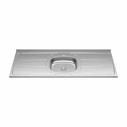 Pia Inox Concreto 150x53 C/Cuba N°4 - GHELPLUS - Rede Construir Milmart