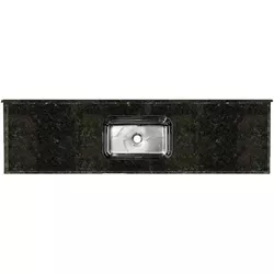 Pia Granito C/Cuba Verde/Nero 200x55 - LEGG - Rede Construir Milmart