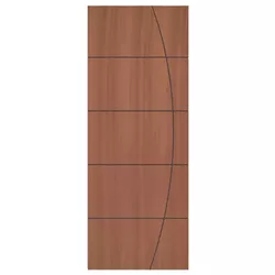 Porta Padrão De Madeira Angelim / Jequitibá Frisad... - Rede Construir Milmart