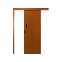Porta de Correr Madeira Mogno 215x80 - MGM - Rede Construir Milmart