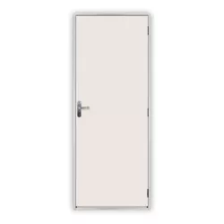 Porta Pronta Madeira Lisa Branca 215x65 - MGM - Rede Construir Milmart