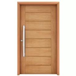 Porta Madeira Almofadada Maciça Pivotante PAP41 21... - Rede Construir Milmart
