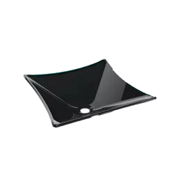 Cuba Vidro 3082 Bali 34x34cm Preta 6177 - Rede Construir Milmart