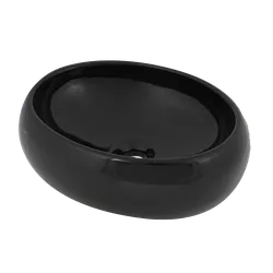 Cuba Apoio ICA912 Oval Preta 40x30cm - Rede Construir Milmart
