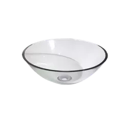 Cuba Vidro 2029 Redonda 30cm Incolor 5686 - Rede Construir Milmart