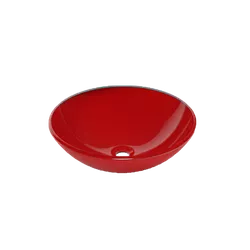 Cuba Vidro 2034 Red 35cm Vermelha 5727 - Rede Construir Milmart