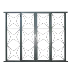 Janela Ferro Cinza Estrela Abrir 4divisões 100x120... - Rede Construir Milmart
