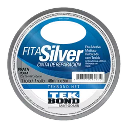 Fita Silvertape Prata 48X5m - Rede Construir Milmart