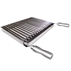 Grelha Inox Argentina Parrilla 40X42cm - Rede Construir Milmart