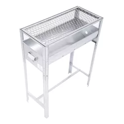 Churrasqueira Galvanizada N1 28x40cm - Rede Construir Milmart