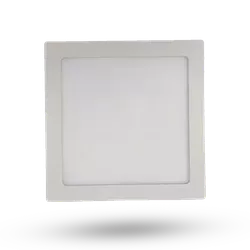 Lumina Led Embutir Quadrado Branco 24W 6500K - Rede Construir Milmart