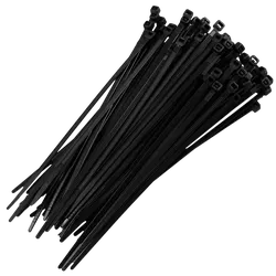 Abraçadeira de Nylon Preta 300x4,8 c/20 - Rede Construir Milmart