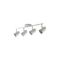 Spot de Arco New Short P/ 4 Lamp E27 Branco - Rede Construir Milmart